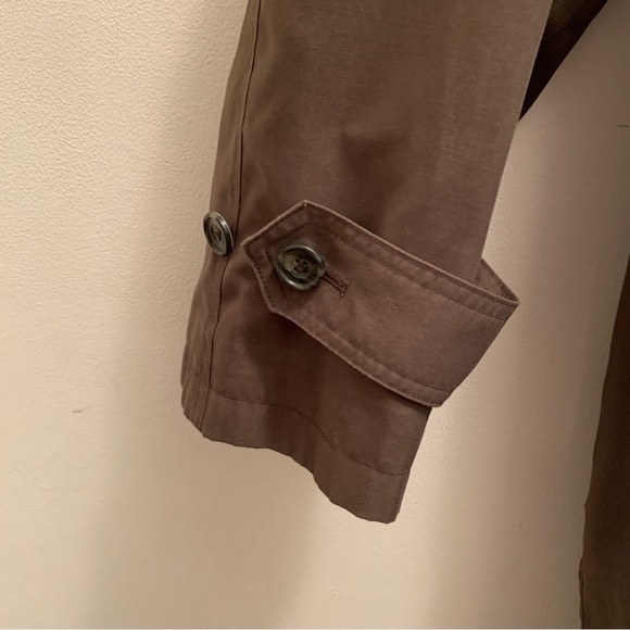 EVAN PICONE Vintage Brown Heavyweight Lined Trench Coat Mens 44R Chest Size 50 - Picture 5 of 12